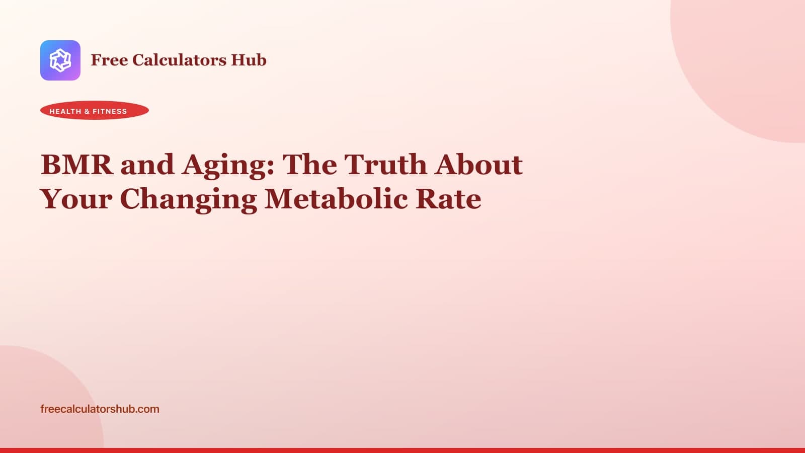 BMR and Aging: How Your Metabolic Rate Changes Throughout Life