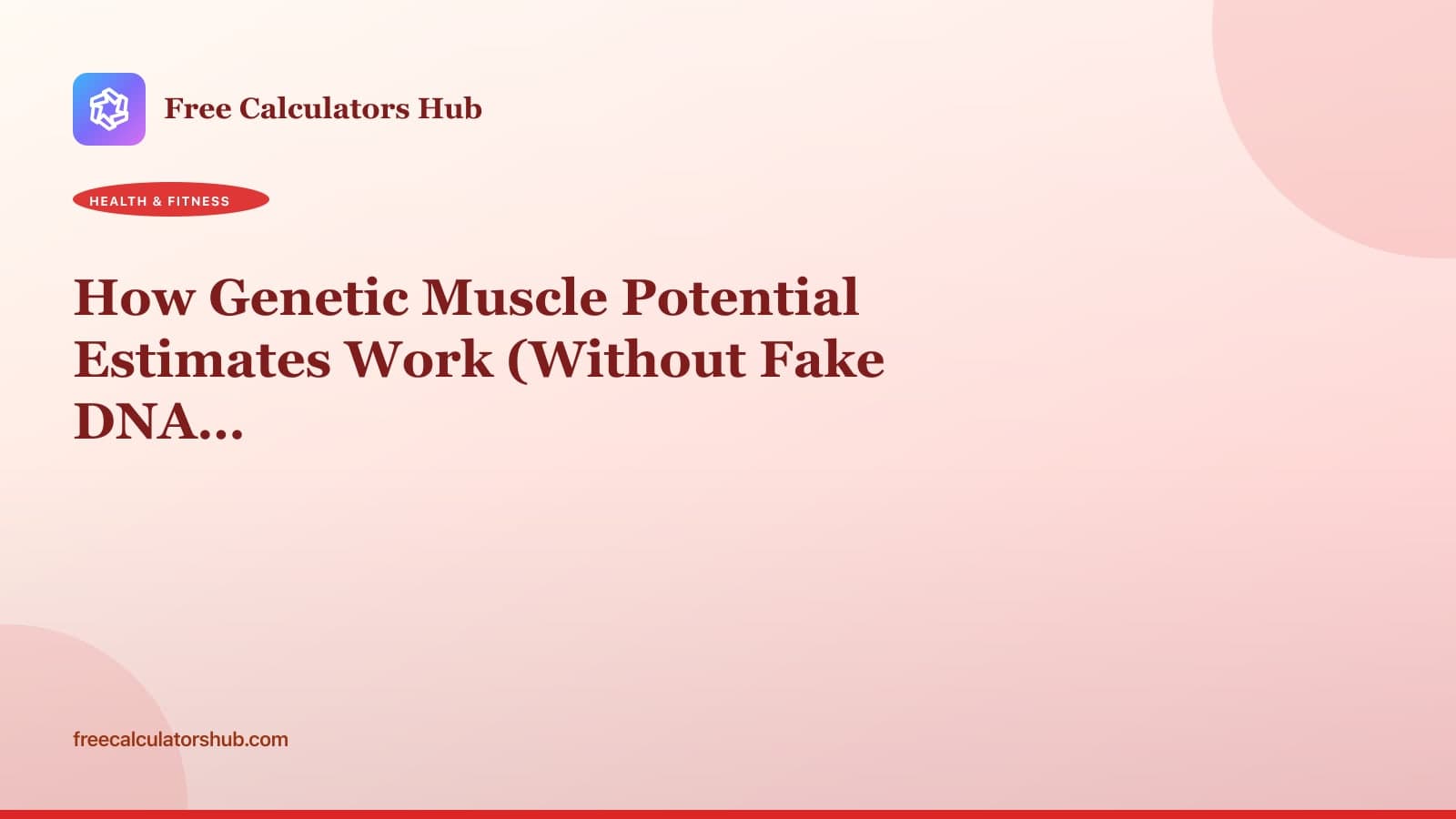 How Genetic Muscle Potential Estimates Work