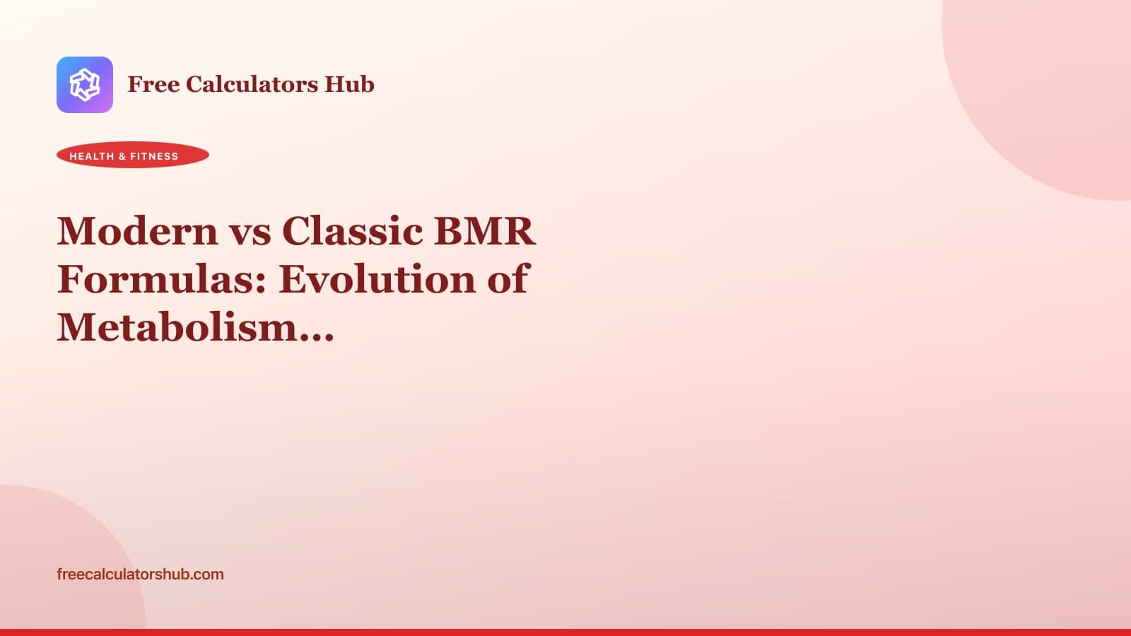 Modern vs Classic BMR Formulas: Evolution of Metabolism Prediction